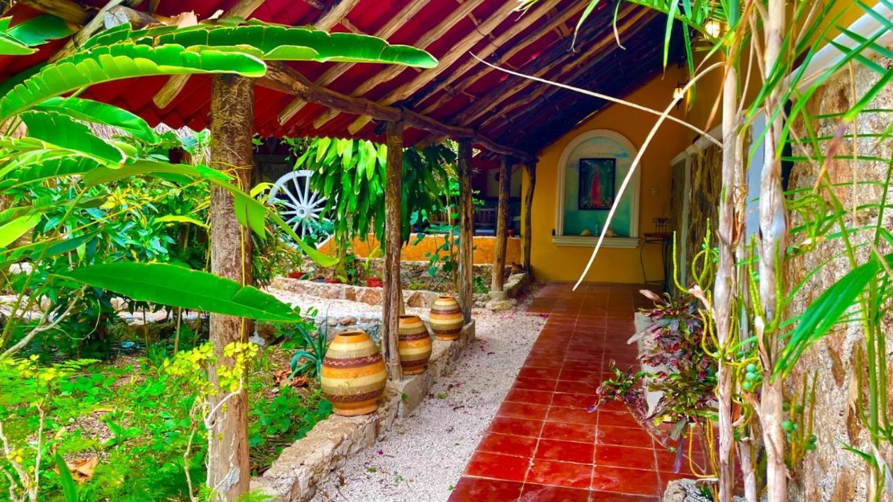 Gardenhotel Macan Che B&B Izamal Zewnętrze zdjęcie